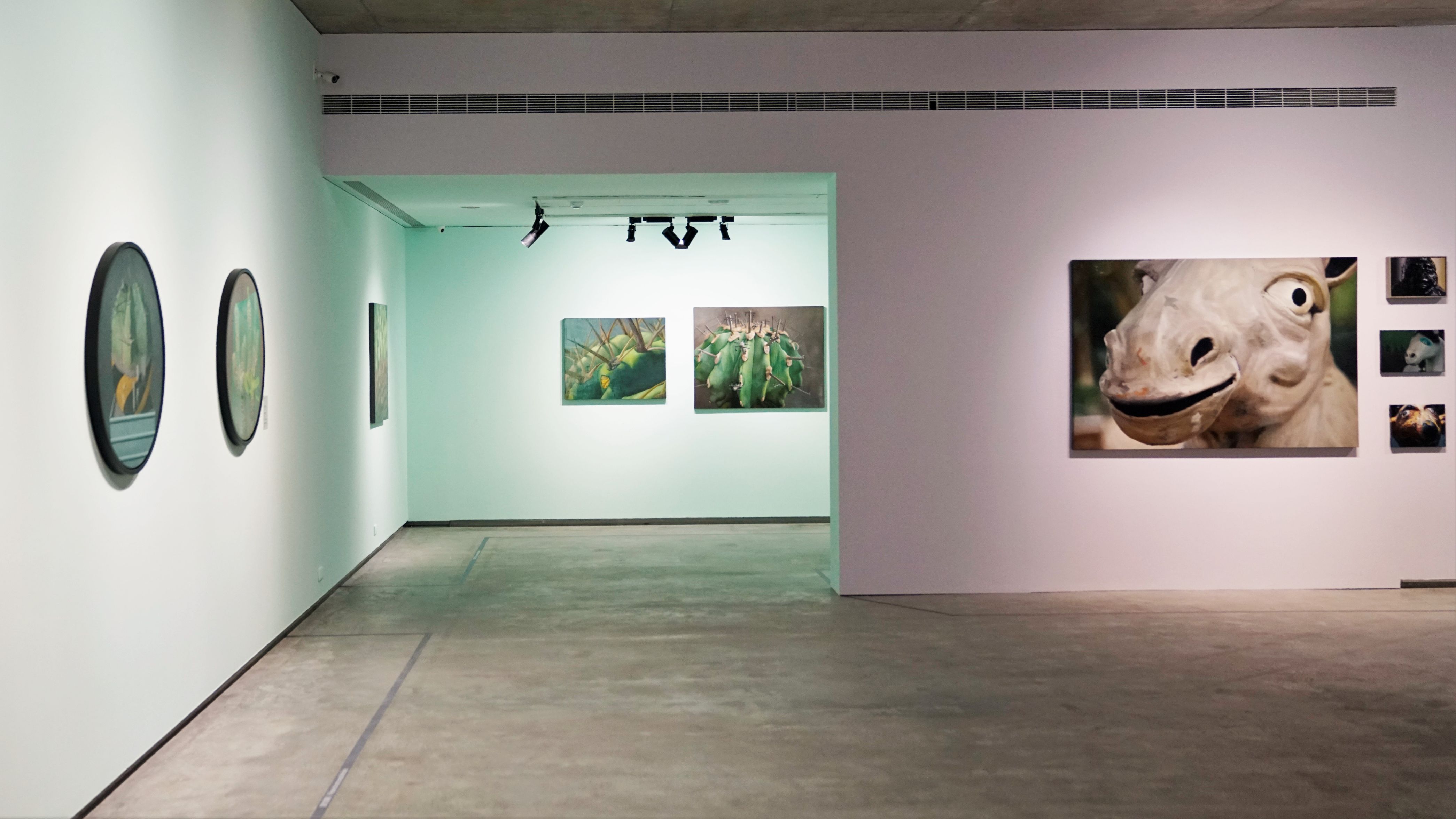 Installation view of 2nd floor gallery